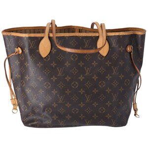 Louis Vuitton Neverfull MM Monogram Tote Bag M40156 Canvas
